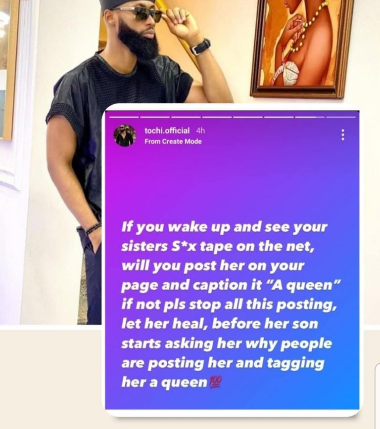 Leaked Video: BBN Star Tochi, Address Fellow Celebrities Posting and Tagging Nigeria Singer, Tiwa Savage As A ‘Queen’ | MarvelTvUpdates