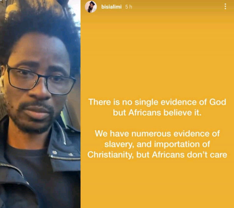 There Is No Single Evidence Of God – Bisi Alimi