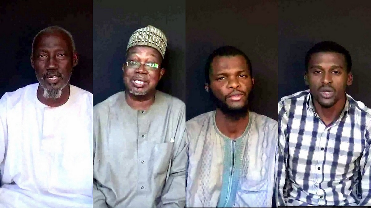 [VIDEO]: Boko Haram Releases Videos Of Four Of Their Kidnapped Victims | MarvelTvUpdates