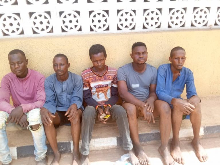 [PHOTOS]: Five Suspected Kidnappers Tormenting Ogun Community Apprehended By Police | MarvelTvUpdates