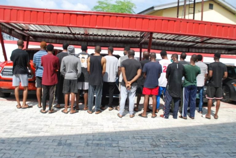 EFCC Nabs 40 Suspected Internet Fraudsters In Port Harcourt | MarvelTvUpdates