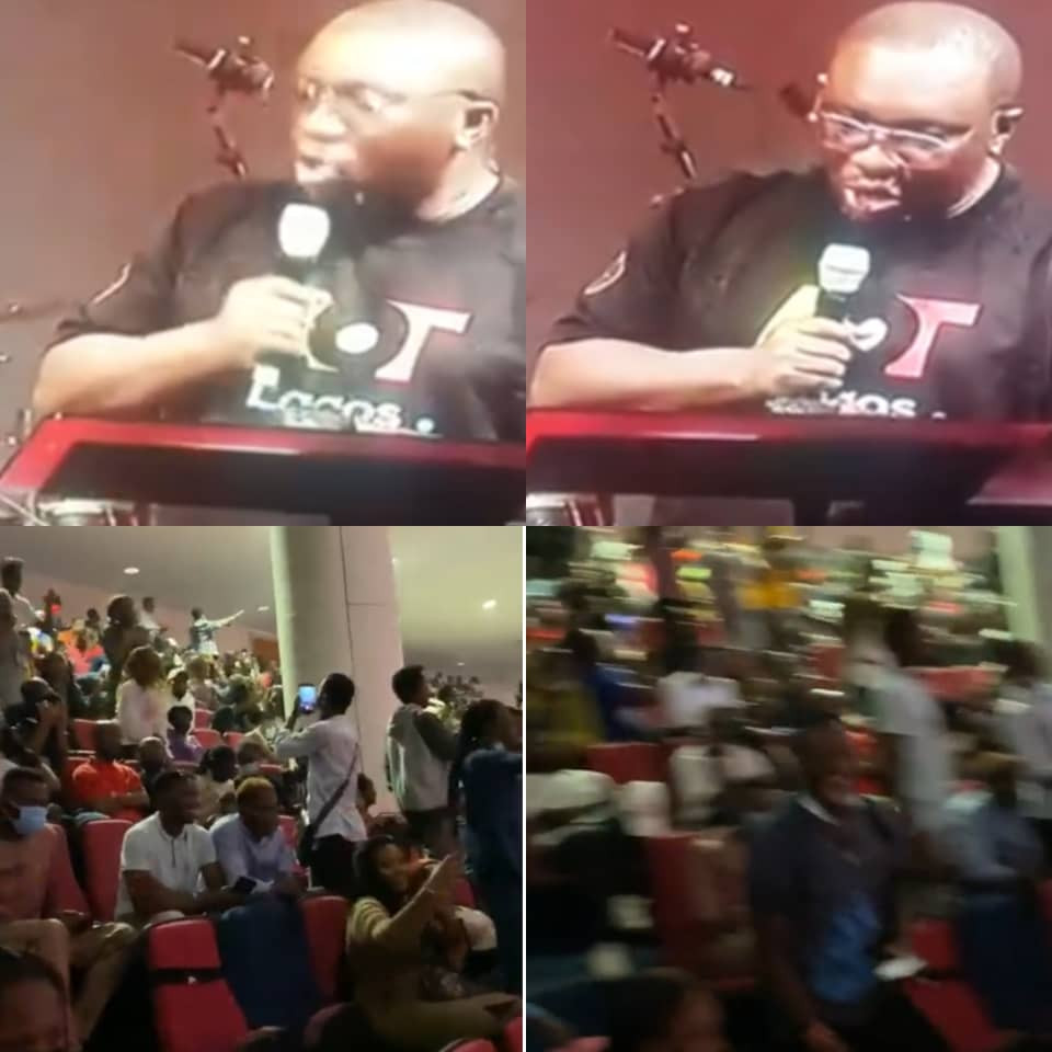[VIDEO]: Lagos State Government Official Booed At Gospel Programme, The Experience, Last Night