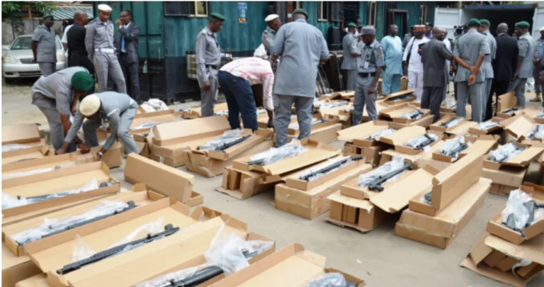 Customs Intercepts Container Laden With Guns, Ammunitions In Lagos | MarvelTvUpdates