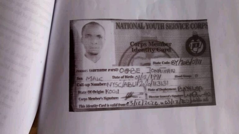 Photo Of Corps Member Who Absconded After Raping A 12-year-old Girl In Bayelsa | MarvelTvUpdates