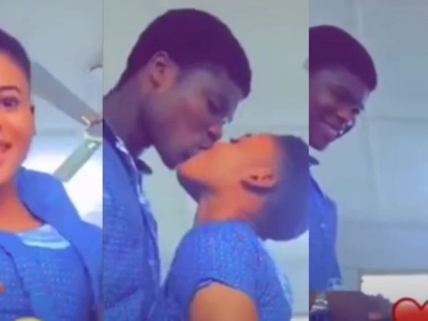 [VIDEO]: Secondary School Female Student Share Deep Kiss With Co-Student Boyfriend After He Proposed To Her In Class | MarvelTvUpdates