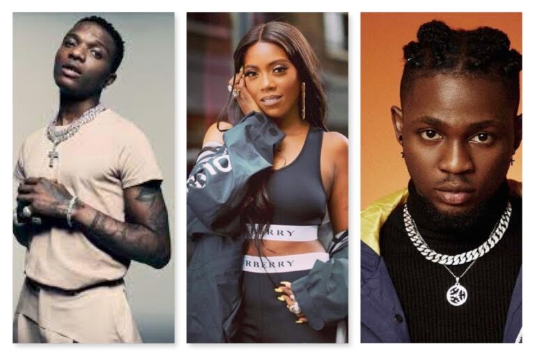 Wizkid, Tiwa Savage, Omah Lay And Ghanian Singer, Kidi Bag 2022 NAACP Award Nominations | MarvelTVUpdates