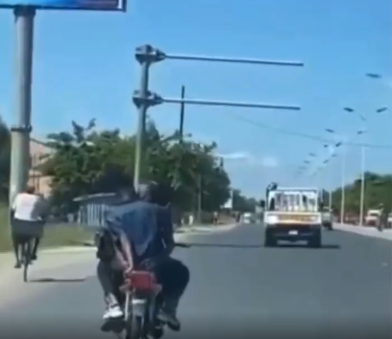 [VIDEO]: Couple Filmed Kissing On A Moving Motorcycle | MarvelTvUpdates