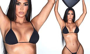 [PHOTOS]: Kim Kardashian Releases New Sexy Pictures Of Her In Tiny Revealing Underwears For Valentine | MarvelTvUpdates