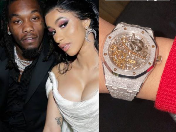 [VIDEO]: Offset Gifts CardiB Audemars Piguet Wrist Watch Worth 5,000 For Valentine | MarvelTvUpdates