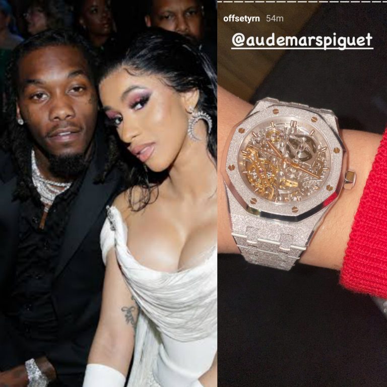 [VIDEO]: Offset Gifts CardiB Audemars Piguet Wrist Watch Worth $375,000 For Valentine | MarvelTvUpdates