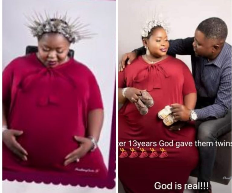 After 12 Years In Marriage, Nigerian Couple Welcome A Set Of Twins | MarvelTvUpdates