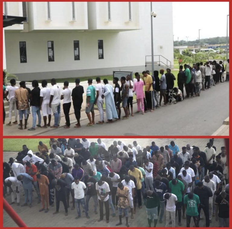 BREAKING: EFCC Nabs 140 Suspected Internet Fraudsters In Ikorodu, Lagos | MarvelTvUpdates 