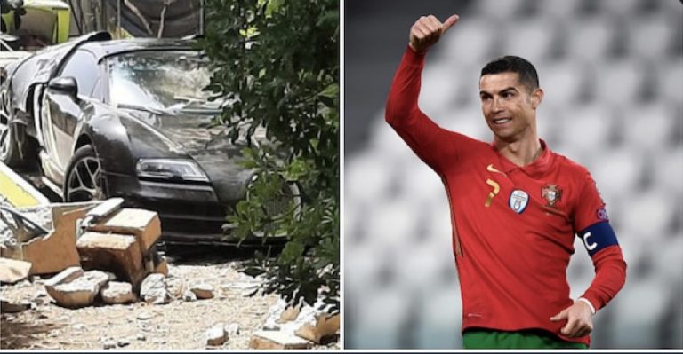 Cristiano Ronaldo’s Employee Crashes His £1.7m Bugatti Veyron | MarvelTvUpdates