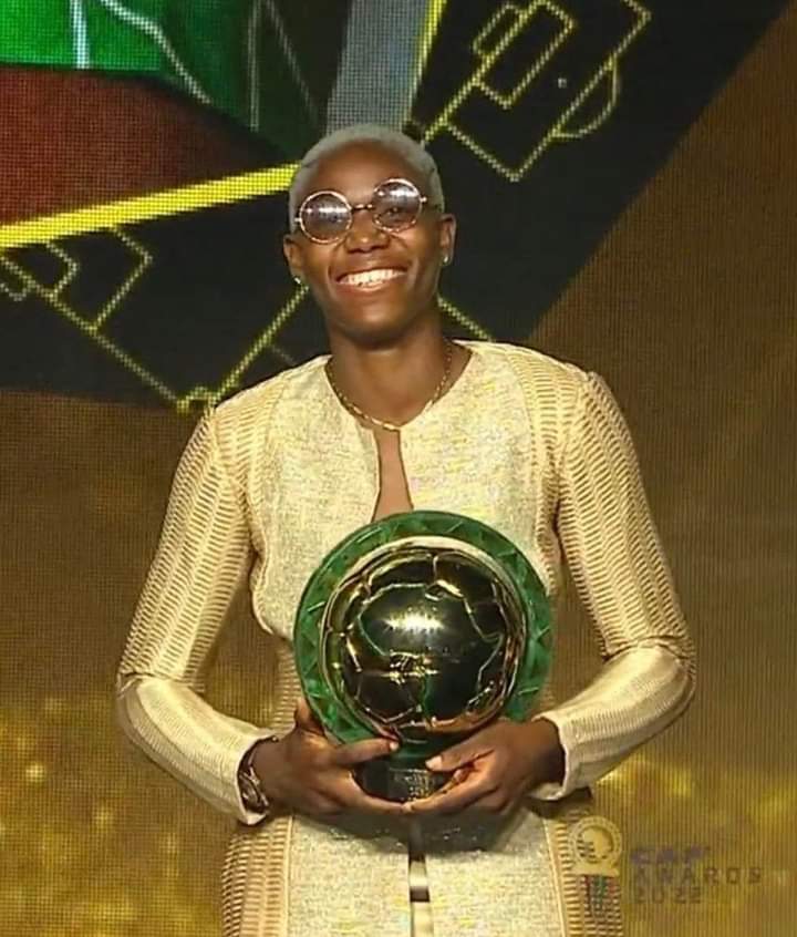 Super Falcon Captain, Asisat Oshoala Sets Record As She Wins CAF Women Player Of The Year For The Fifth Time | MarvelTvUpdates