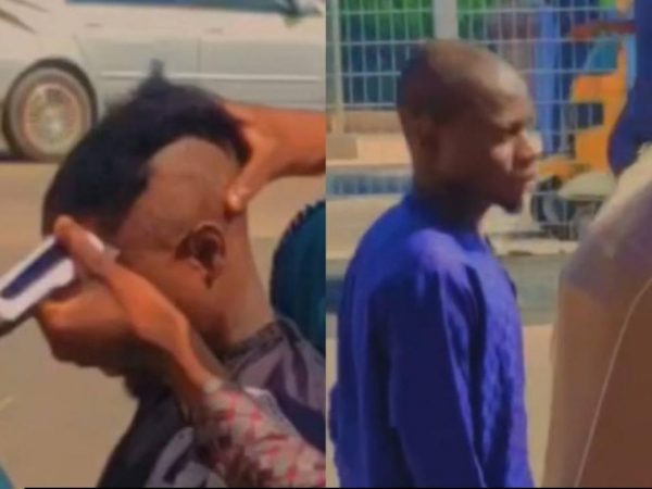 [VIDEO]: Hisbah Police Reportedly Commands A Barber To Completely Shave A Man’s Hair In Kano State | MarvelTvUpdates