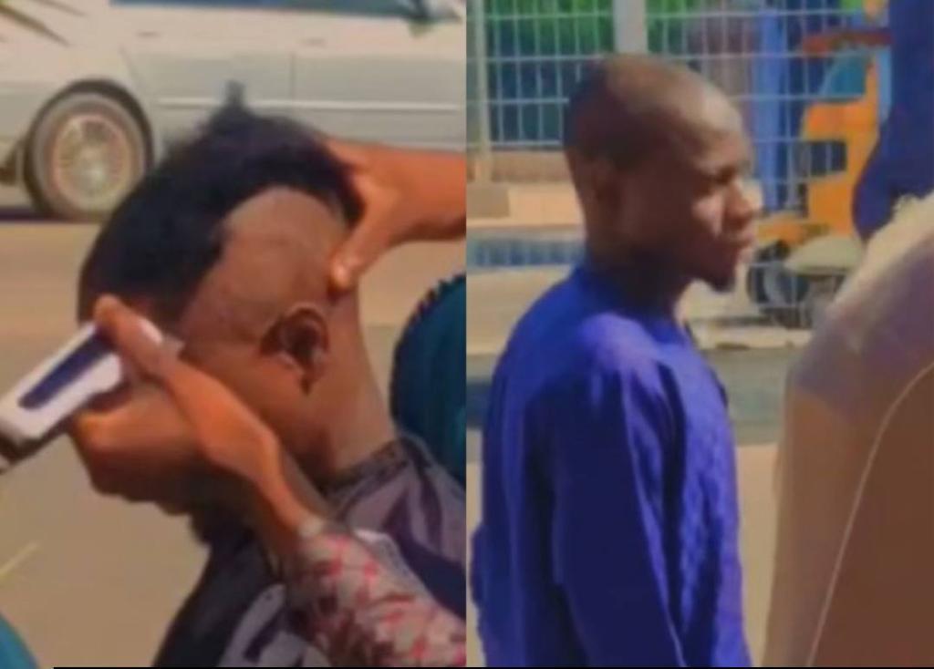 [VIDEO]: Hisbah Police Reportedly Commands A Barber To Completely Shave A Man’s Hair In Kano State | MarvelTvUpdates