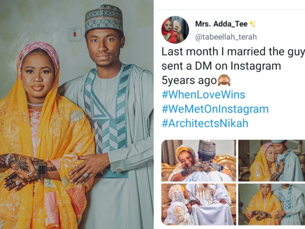 Nigerian Lady Marries Man 5 Years After She Sent Him A DM On Instagram | MarvelTvUpdates