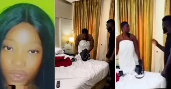 [VIDEO]: Lady In Viral Video Accused Of Stealing Passport, Diamonds Cries Out, ‘It’s Acting And Not Real | MarvelTvUpdates