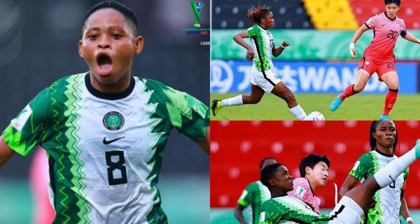 Nigeria’s Falconets Beats South Korea 1-0 To Qualify For Quarter Final In U-20 World Cup | MarvelTvUpdates