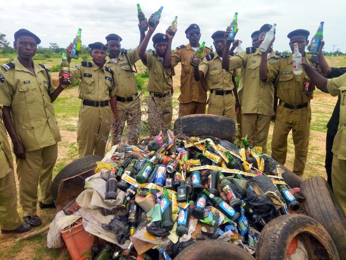 Jigawa Hisbah Burns 5,550 Bottles Of Alcohol Worth N3.2m | MarvelTvUpdates