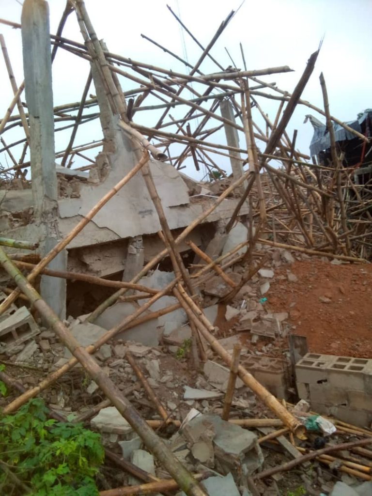 Five-Storey Hotel Under Construction Crumble In Ibadan | MarvelTvUpdates