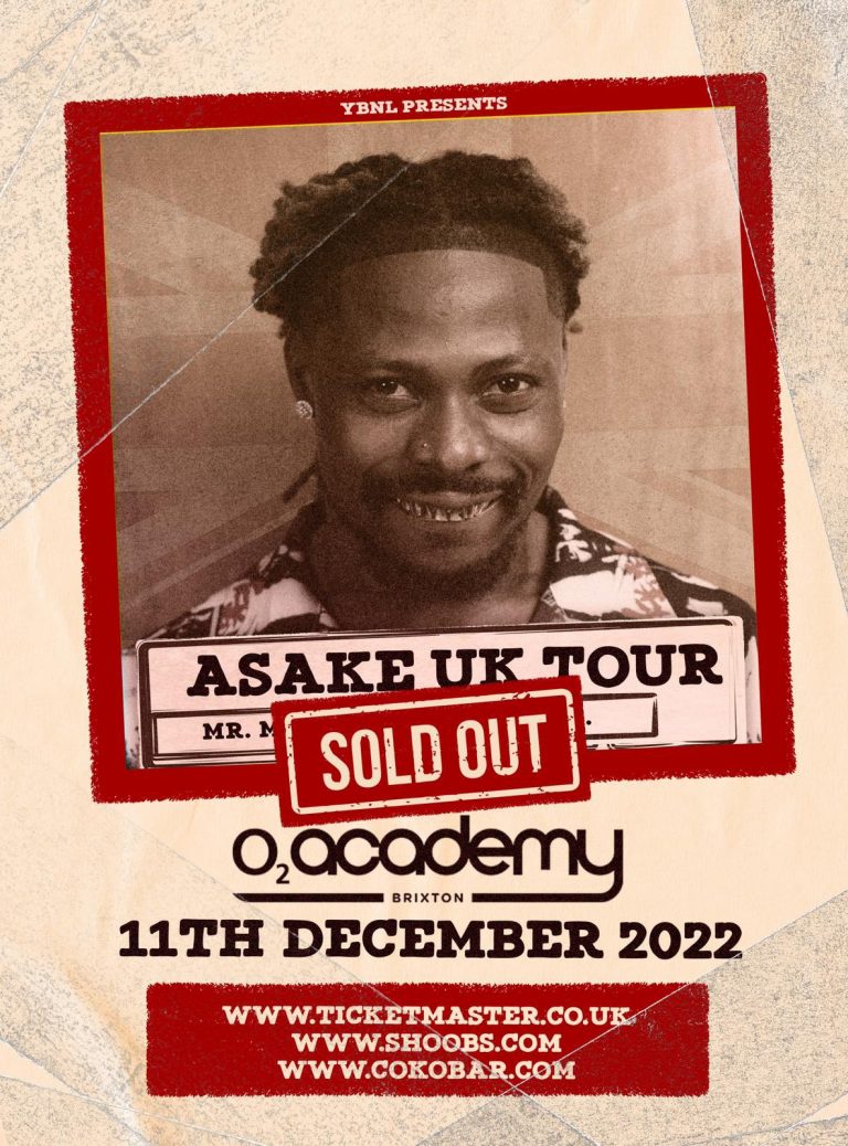 YBNL Artist Singer, Asake Sells Out First Show At O2 Academy Brixton, London In Minutes | MarvelTvUpdates