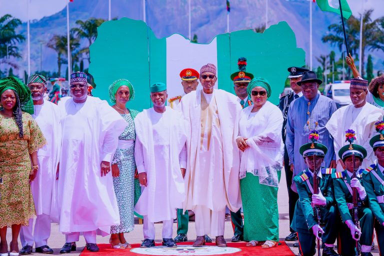 (PHOTOS): President Buhari, Osinbajo, Jonathan, Lawan, Gbajabiamila, Others Attend Nigeria’s 62nd Independence Day Celebration In Abuja | MarvelTvUpdates