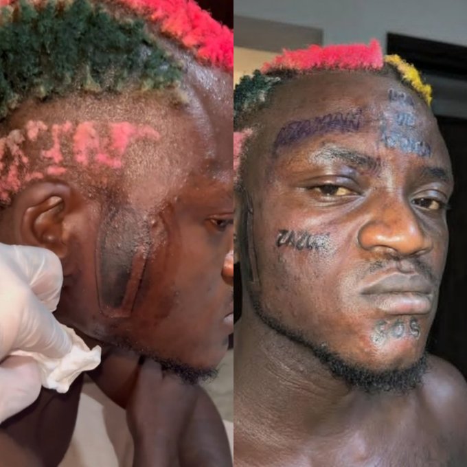 Zazu Crooner, Portable Trends As He Gets New Face Tattoo In Cyprus (Photos/Video) | MarvelTvUpdates