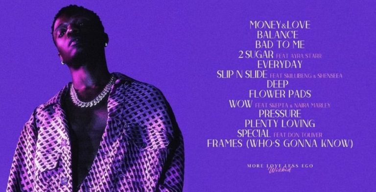 Singer, Wizkid Shares Tracklist For ‘More Love, Less Ego’ Album Ahead Of Nov 11 Release | MarvelTvUpdates