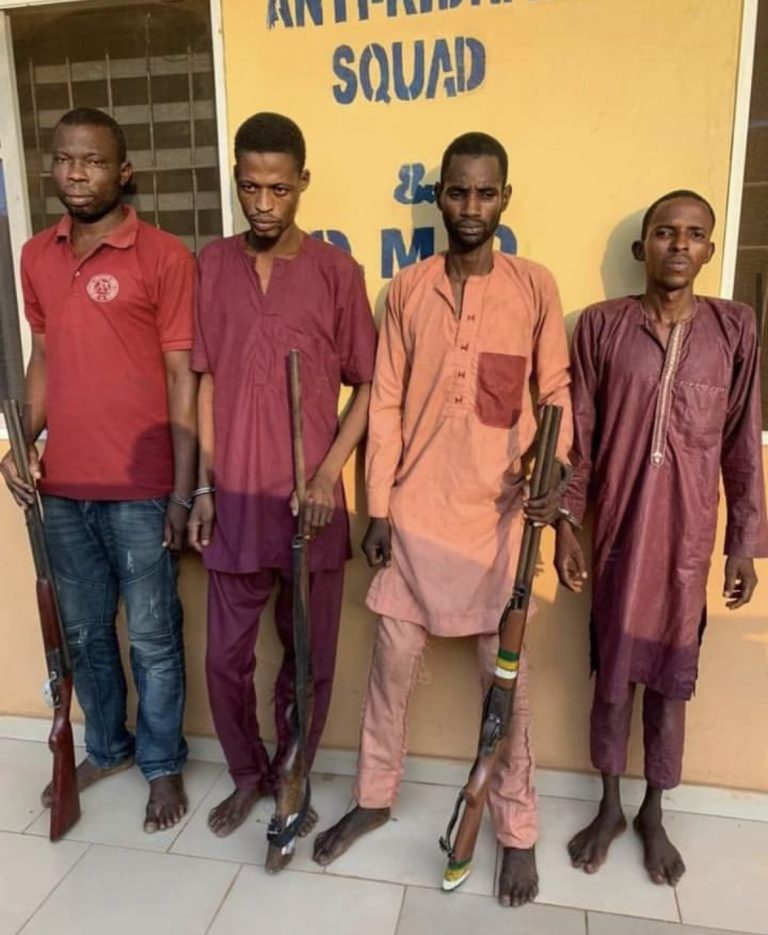 Police Arrests Four Suspected Notorious Kidnappers Terrorizing Abeokuta, Ogun | MarvelTvupdates