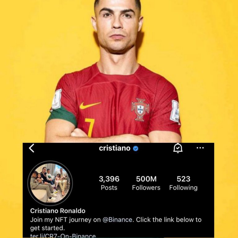 Cristiano Ronaldo Becomes 1st Person To Reach 500m Followers On Instagram | MarvelTvUpdates