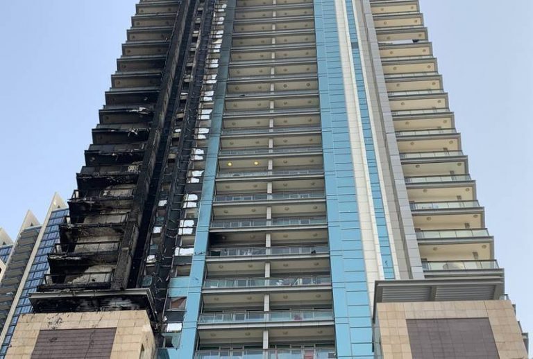 [VIDEO]: Fire Guts 35-Storey Building In Dubai | MarvelTvUpdates