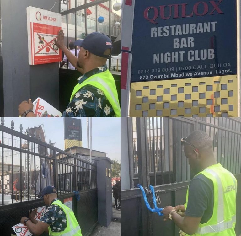 Lagos Govt Shuts Quilox Club Over Noise Pollution | MarvelTvUpdates