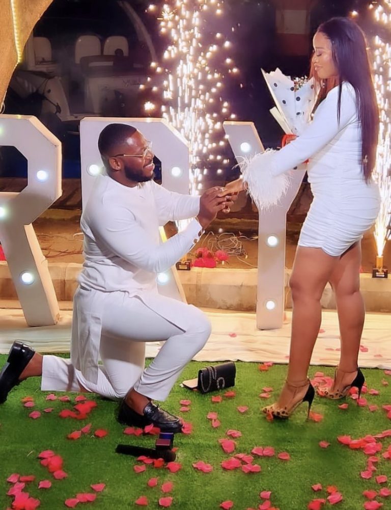 [VIDEO]: Reality Tv Star, Frodd Proposes To His Girlfriend, Chioma, And She Said YES! | MarvelTvUpdates