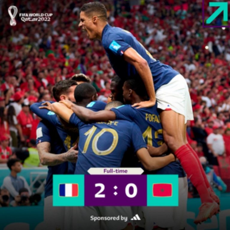 World Cup Qatar 2022: Defending Champion, France Beat Morocco To Set Up Argentina Final | MarvelTvUpdates