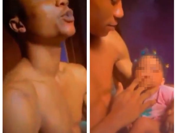 [VIDEO]: Police Want Man Teaching Baby To Smoke In Viral Video | MarvelTvUpdates