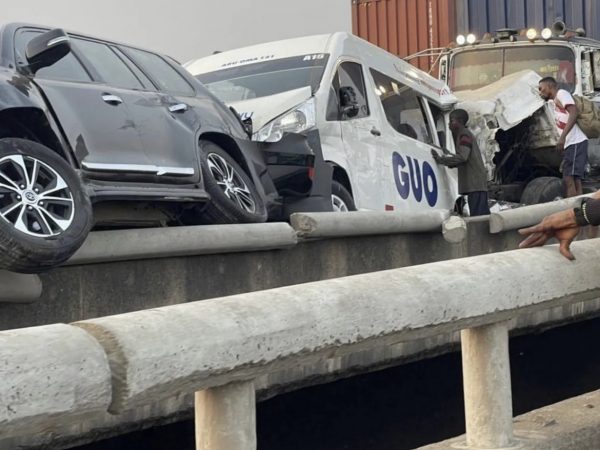 TRAGIC: One Killed In Multiple Accidents On Kara Bridge, Motorists Groan In Gridlock (PHOTOS) | MarvelTvUpdates