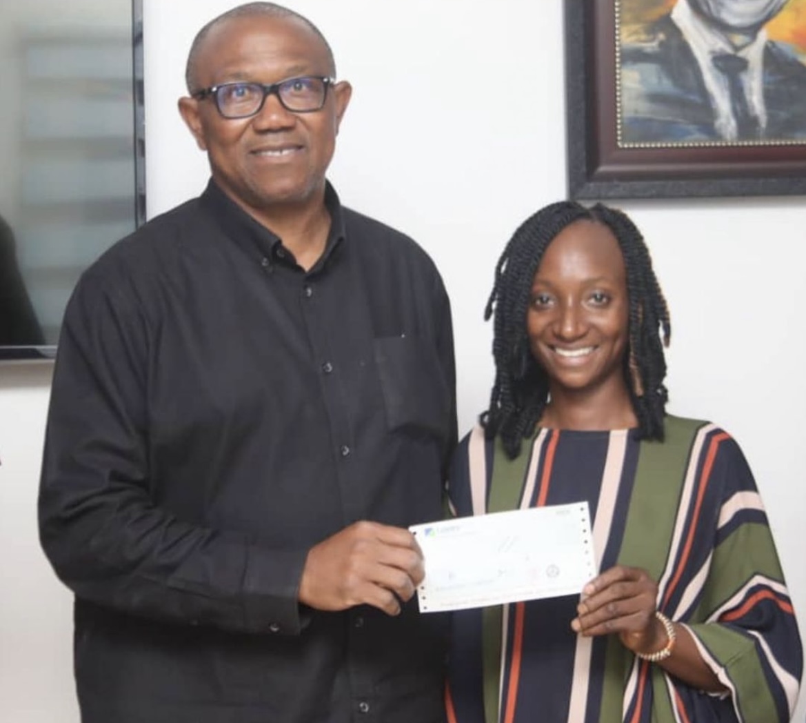 [PHOTOS]: Peter Obi Fulfills Promise, Gifts N75K To The Lady Who Could Not Afford Oven | MarvelTvUpdates