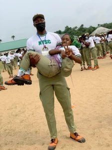 ‘Shortest And Tallest’ Corps Members Fall In Love After Meeting At NYSC Orientation Camp (PHOTOS) | MarvelTvUpdates