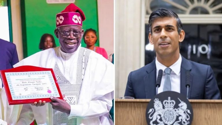 UK Prime Minister Writes President-Elect, Tinubu Ahead Of Inauguration, Says “Look Forward To Working With You” | MarvelTvUpdates