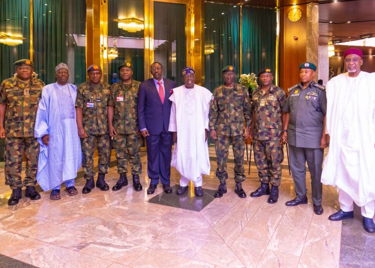 I Won’t Tolerate Security Agencies Working Against One Another, President Tinubu Warns Service Chiefs | MarvelTvUpdates