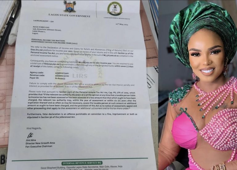 Nollywood Actress, Iyabo Ojo Calls Out Governor Sanwo-Olu, Lagos State Govt Over N18 Million Tax Bill | MarvelTvUpdates