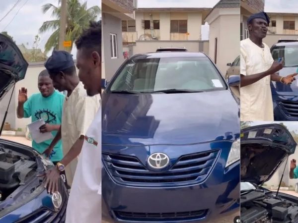 [VIDEO]: Fans Gifts Veteran Yoruba Actor, Abija, A Brand New Car | MarvelTvUpdates