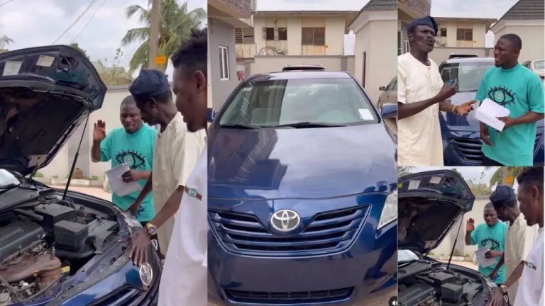 [VIDEO]: Fans Gifts Veteran Yoruba Actor, Abija, A Brand New Car | MarvelTvUpdates