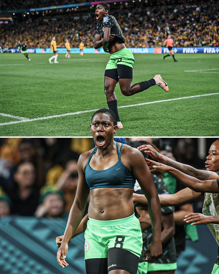 “My Dad Not Happy With Shirtless Celebration” (PHOTOS) — Agba Baller, Asisat Oshoala | MarvelTvUpdates