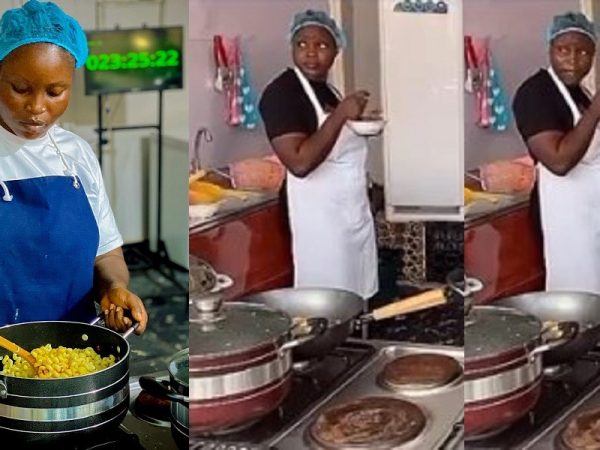 Ondo Chef, Adeola Reportedly Turns Off Gas To Eat Her Own Food During 150-Hour Cook-A-Thon, Netizen Reacts (VIDEO) | MarvelTvUpdates