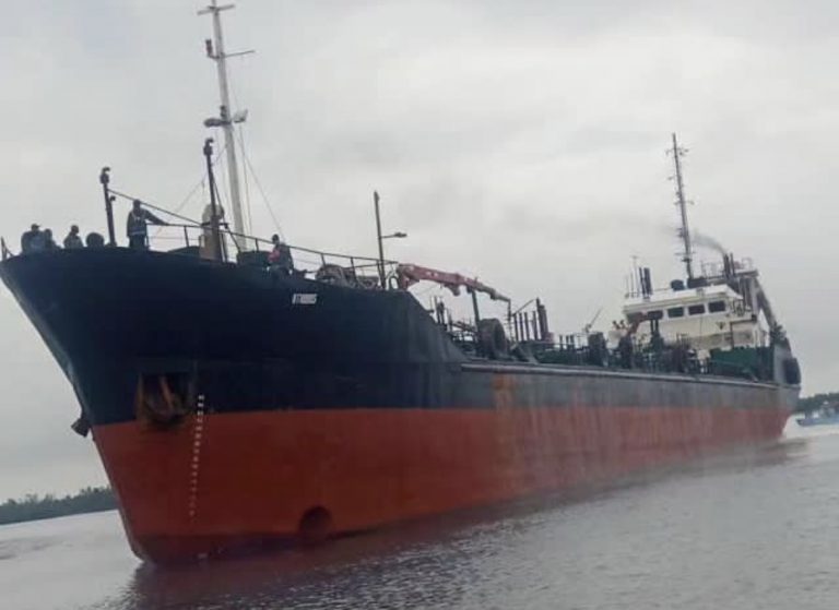 Federal Govt Orders Destruction Of Ship Intercepted In Delta/Ondo Waterway With Stolen Crude | MarvelTvUpdates