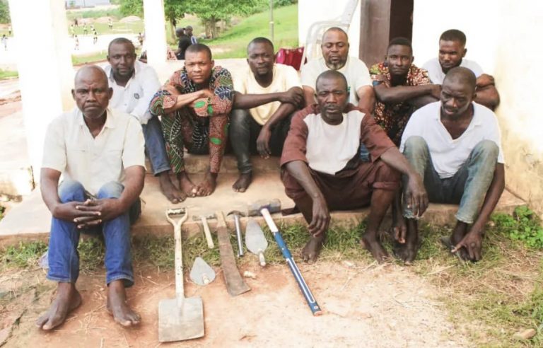 Nine Suspected Land Grabbers Annihilated And Charged To Court In Ijebu-Ode | MarvelTvUpdates