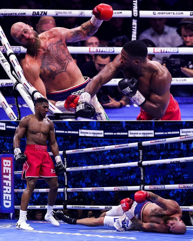 Anthony Joshua Beats Helenius To Secure 1st Knockout Win In 3 Years | MarvelTvUpdates