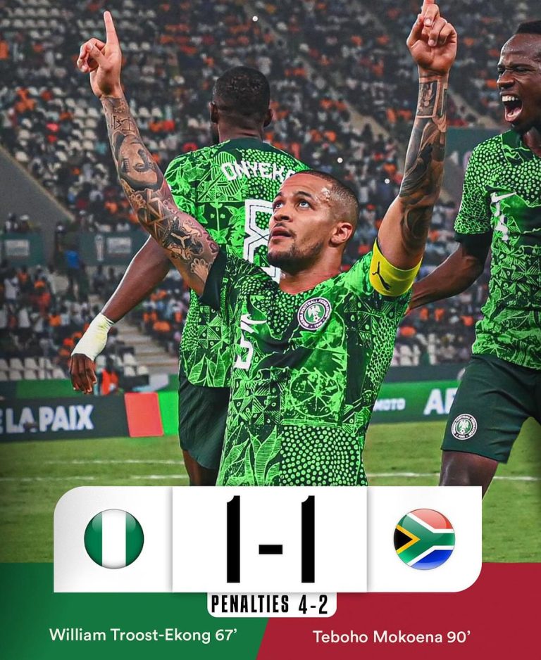 Nigeria Super Eagles Qualify For AFCON Final After Beating South Africa On Penalties | MarvelTvUpdates